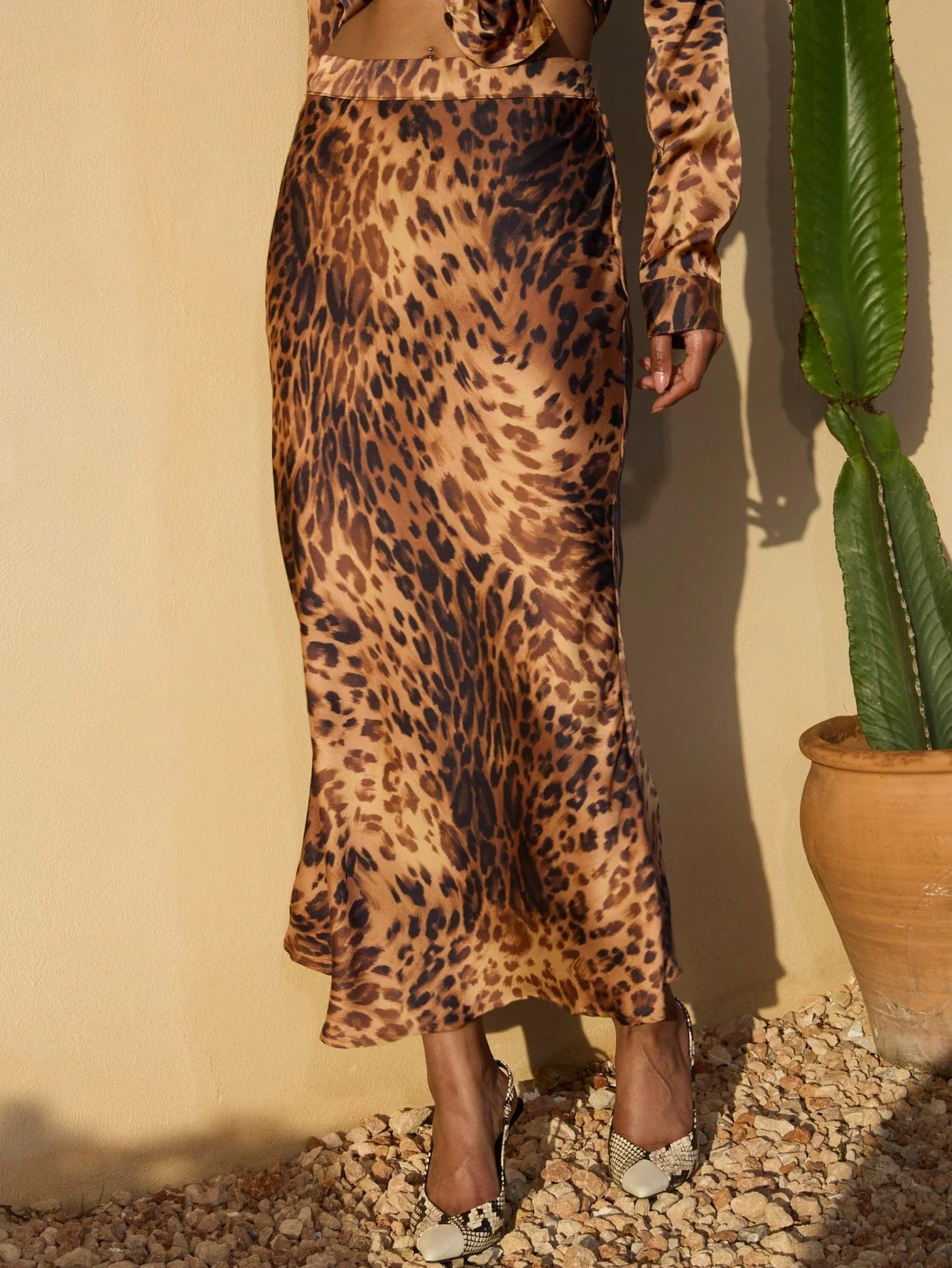 Delara Skirt in Luxe Leopard - Image 3