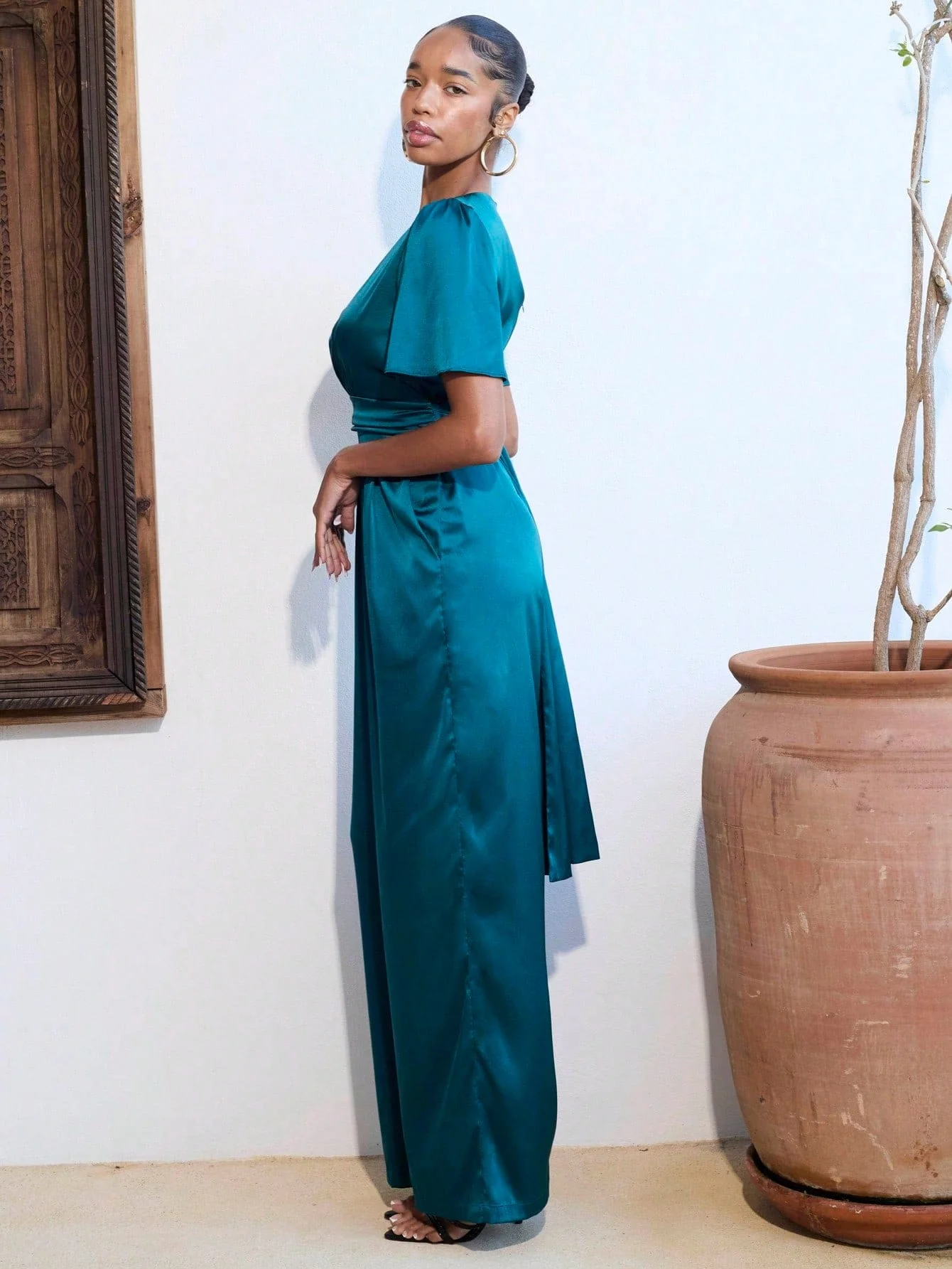 Savannah Jumpsuit in Teal - Image 4