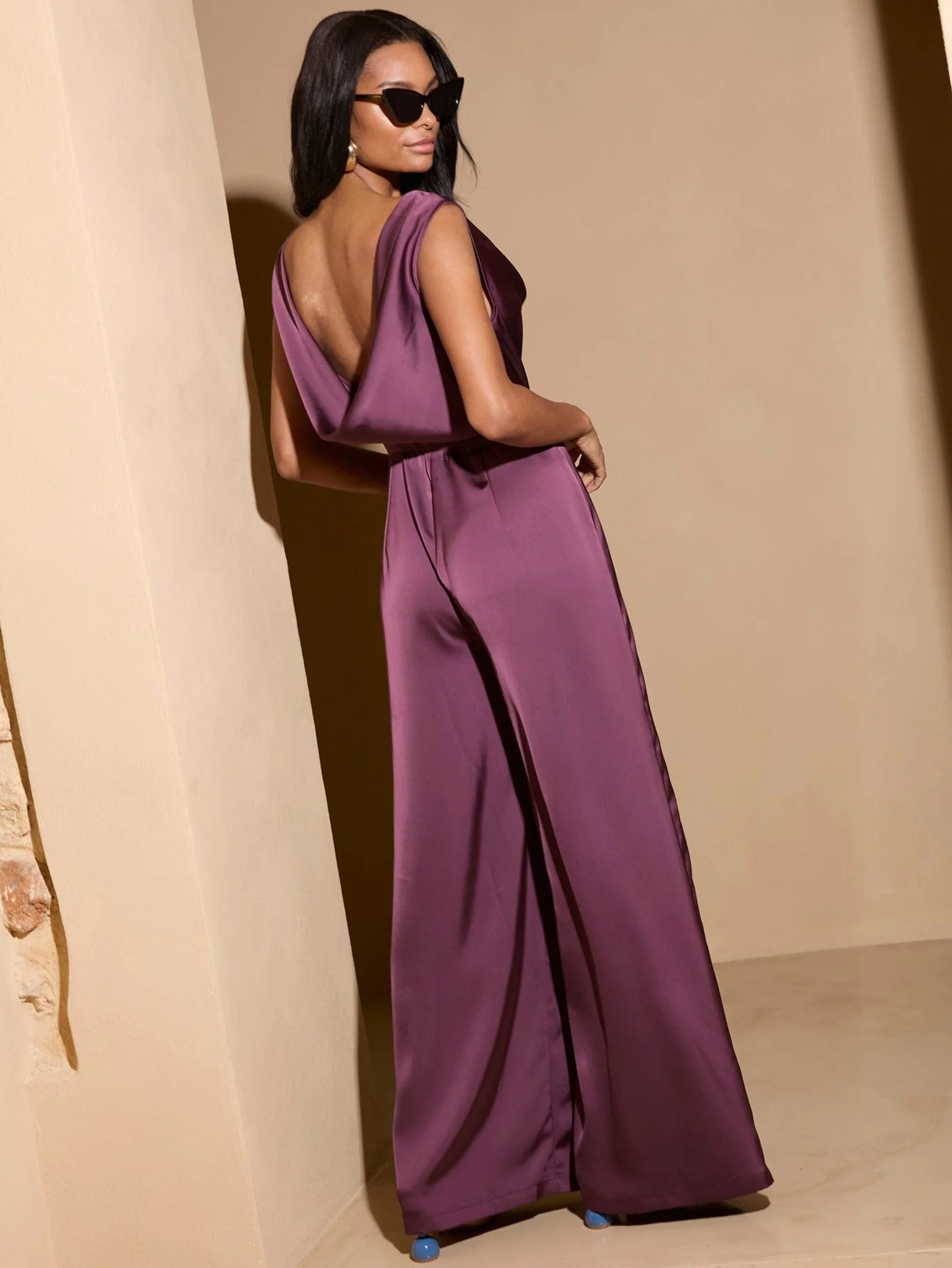 Verdara Jumpsuit in Brown - Image 2