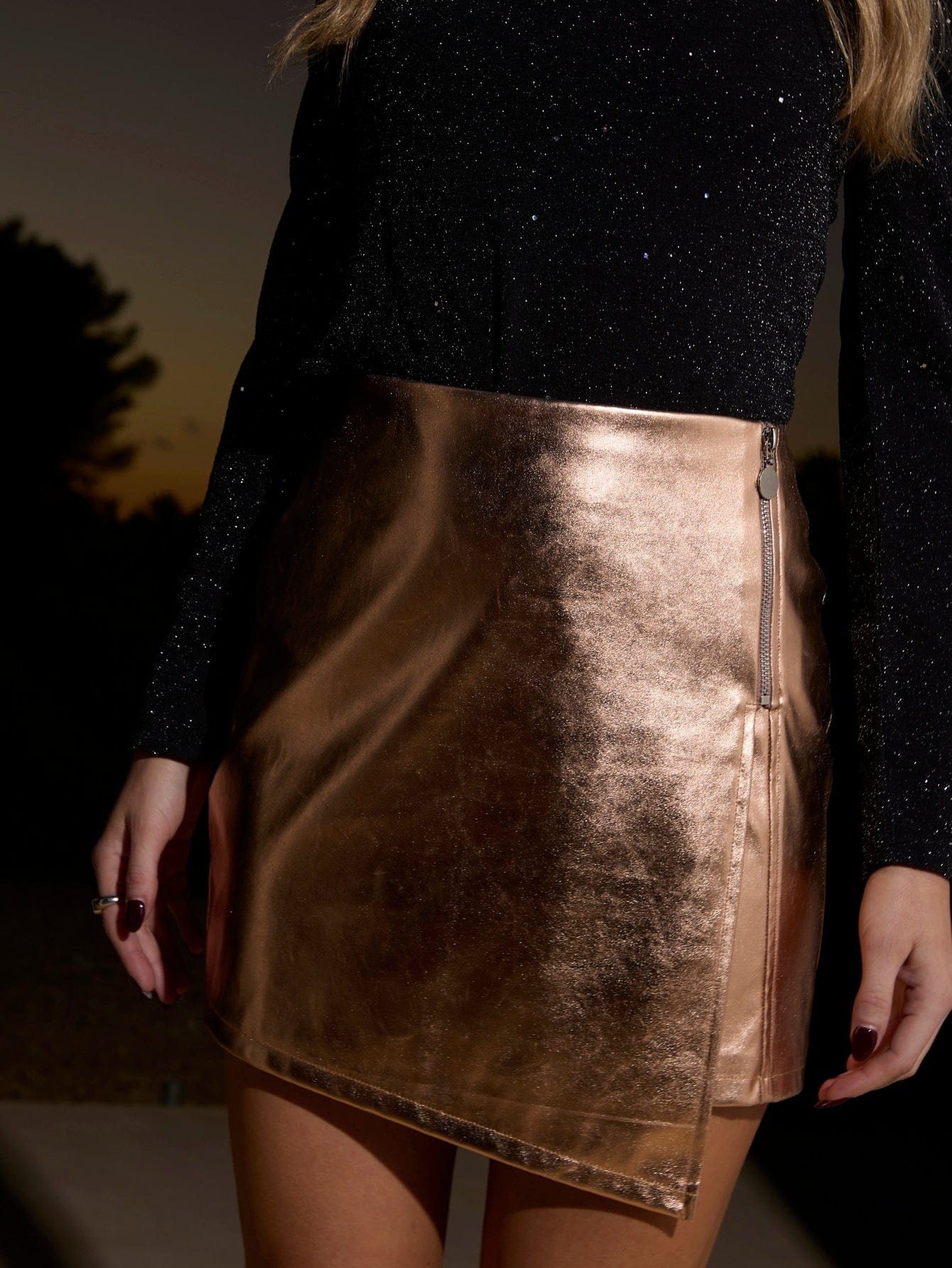 Majesty Skirt in Gold - Image 3