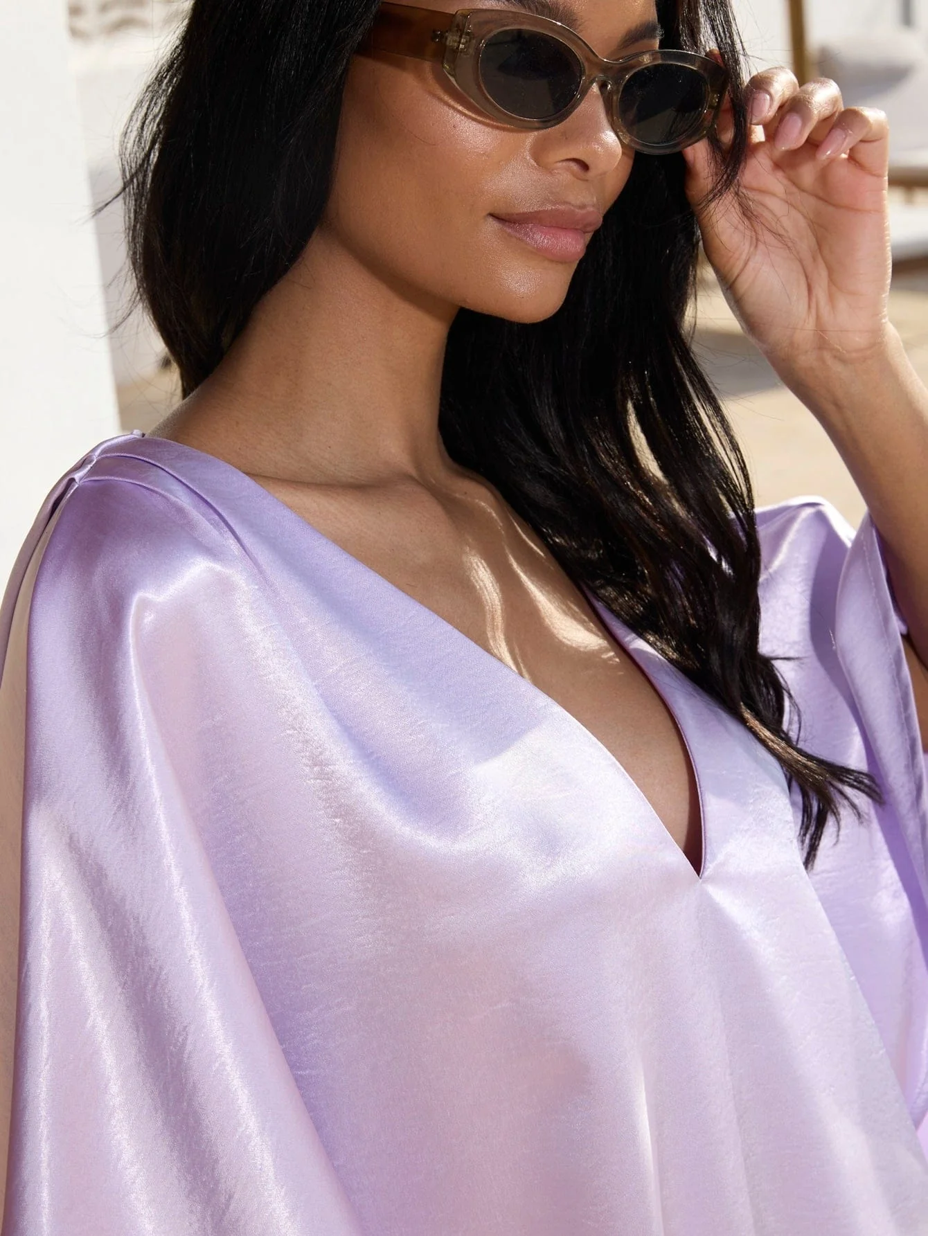 Floraya Dress in Lavender - Image 6