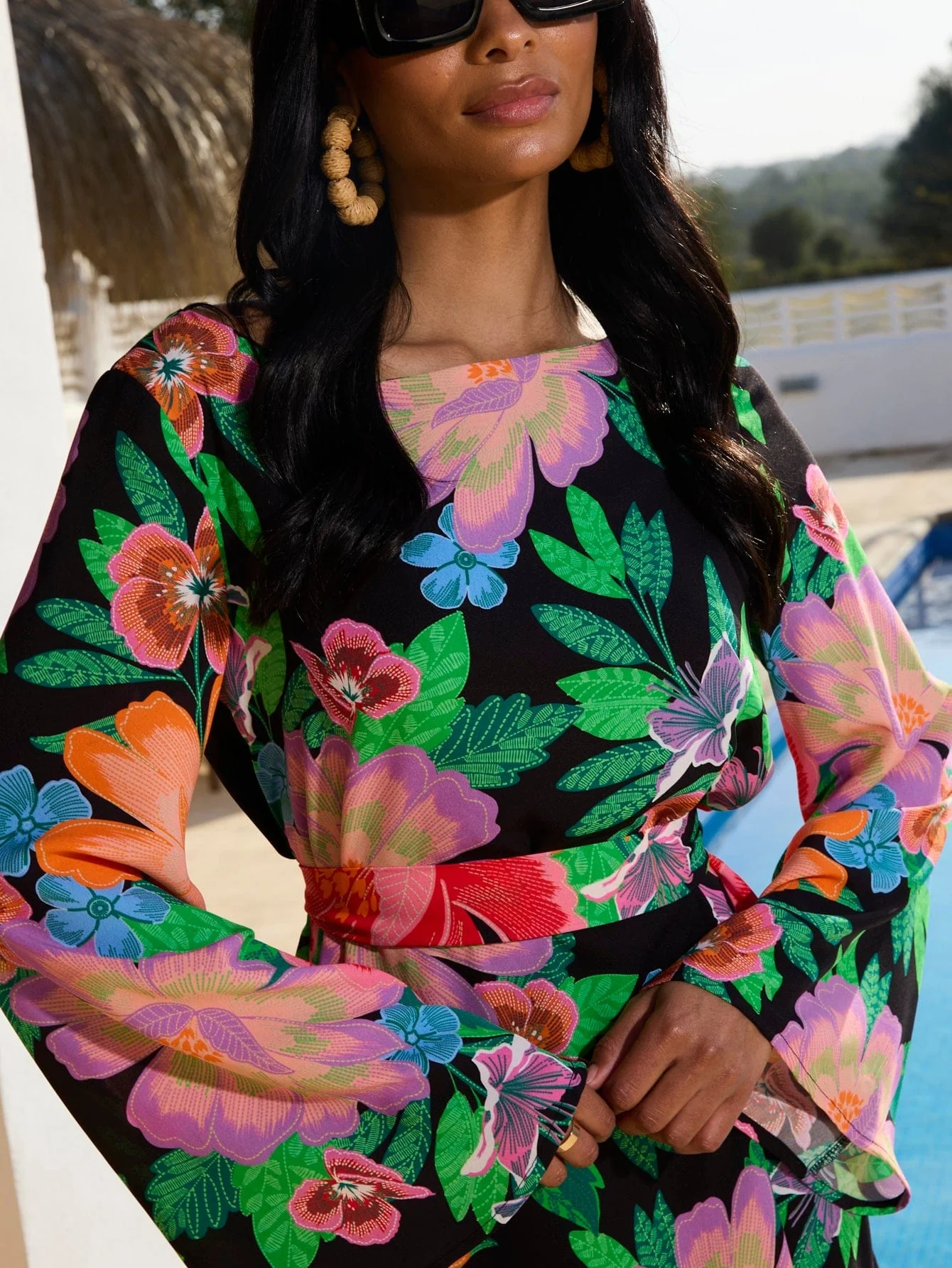 Freya Dress in Paradise Floral - Image 3