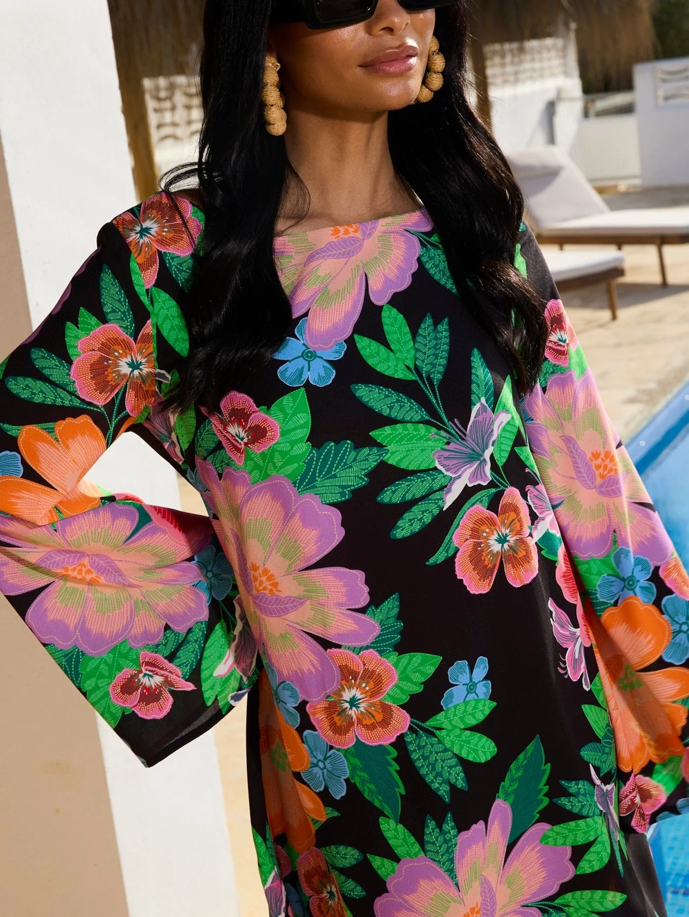 Freya Dress in Paradise Floral - Image 5