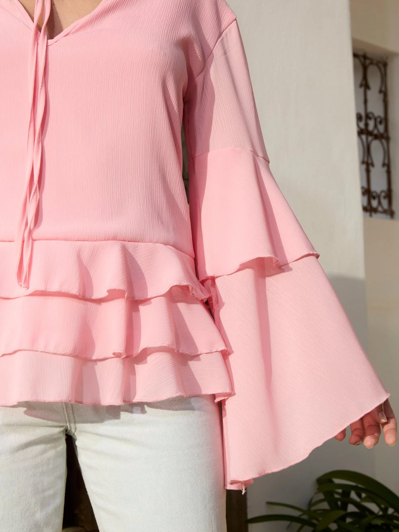 Leni Top in Blush Pink - Image 3