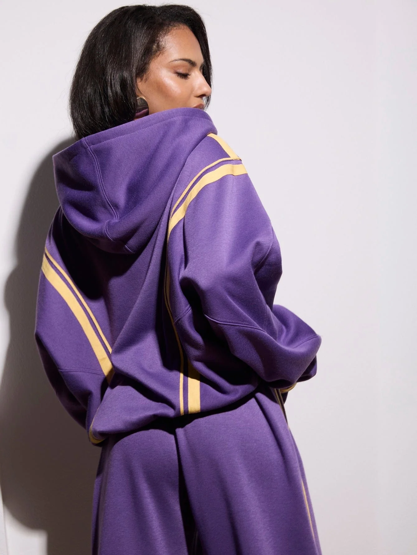 Zephyr Zip Hoodie in Purple - Image 2