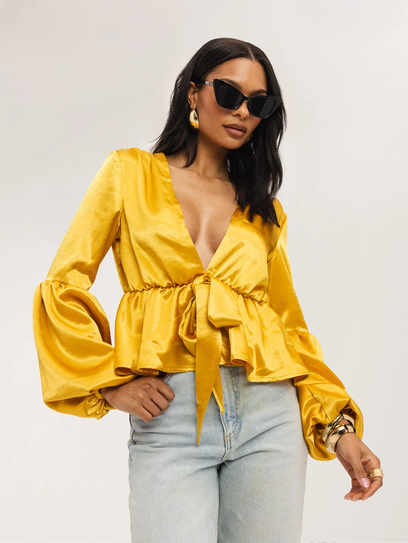 Illyria Top in Golden Sands - Image 3