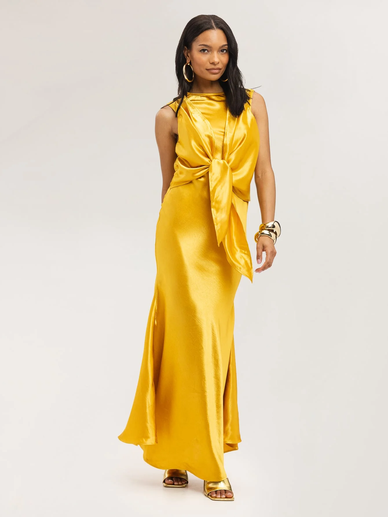 Karinae Dress in Golden Sands - Image 3