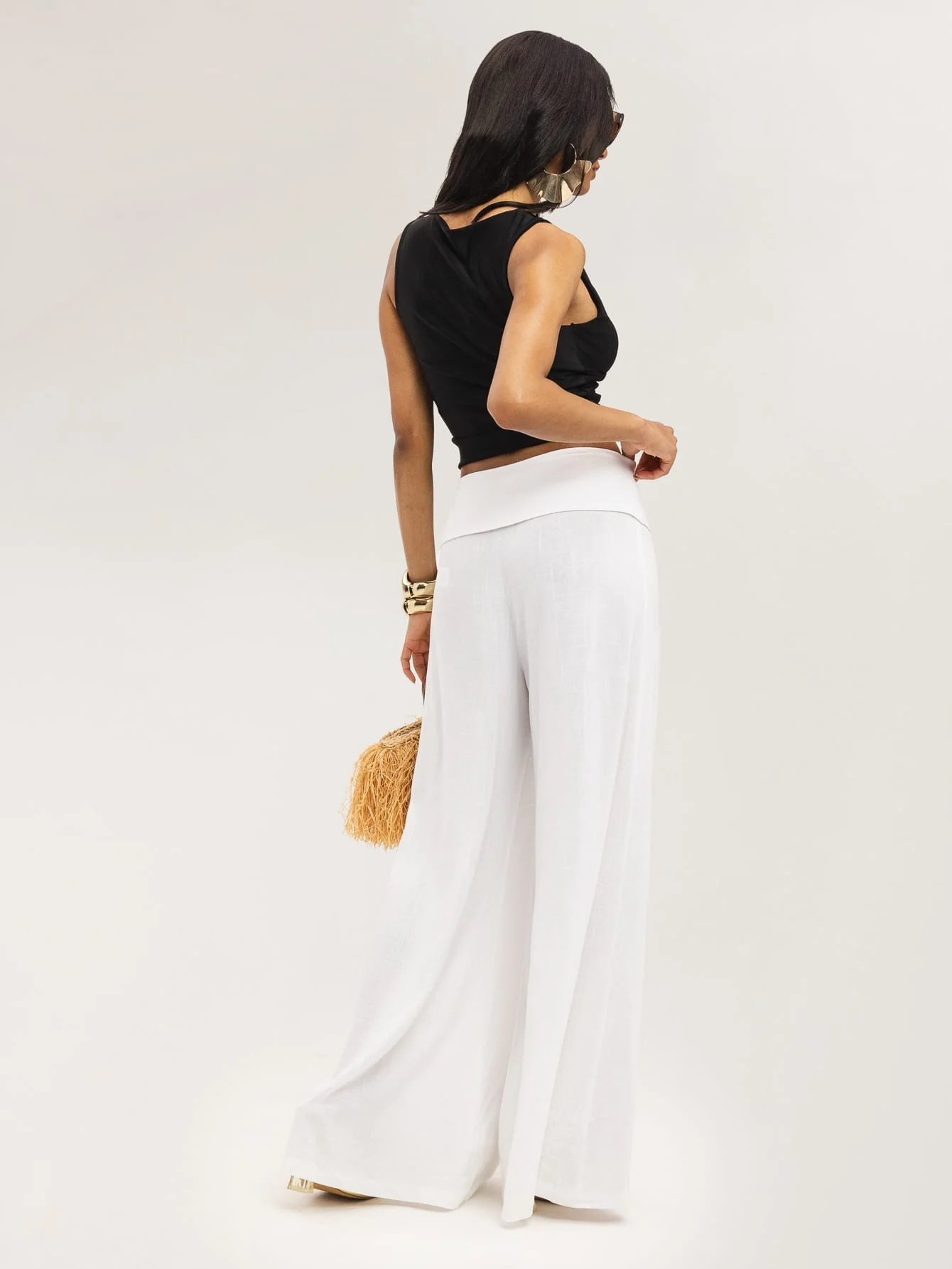 Mossina Trousers in White - Image 2