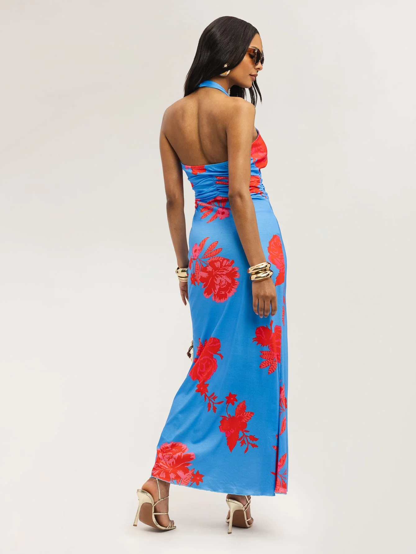 Muriel Dress in Blue Blossom - Image 2
