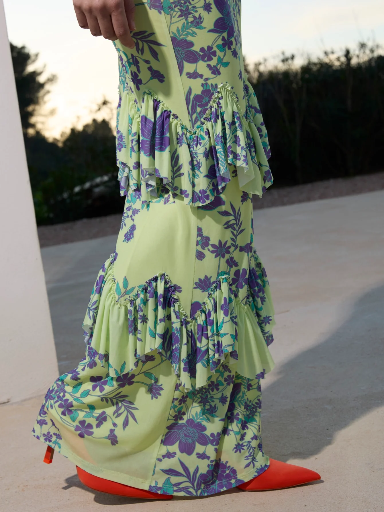 Maranta Dress in Buttercup Floral - Image 4