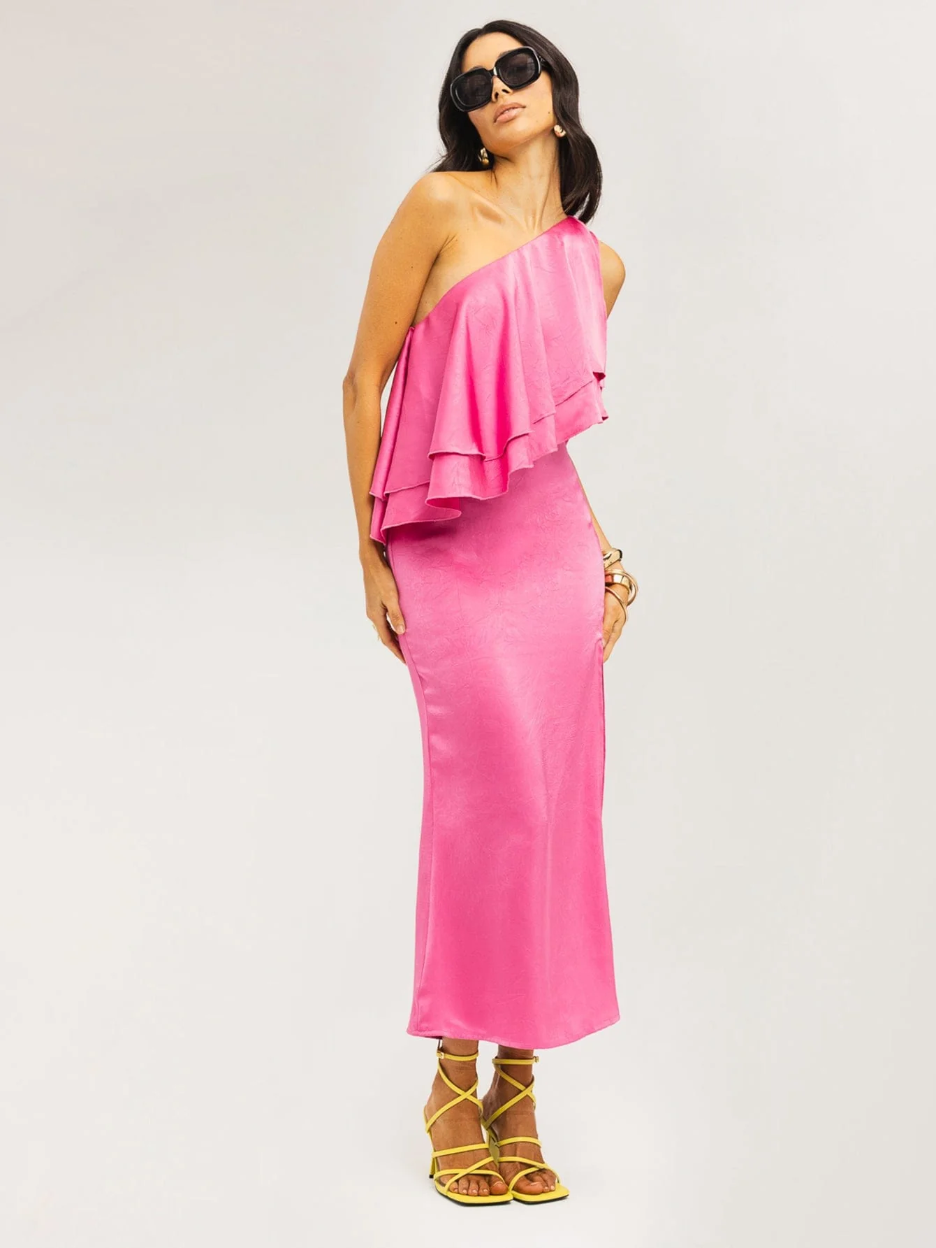 Cantera Dress in Bubblegum Pink