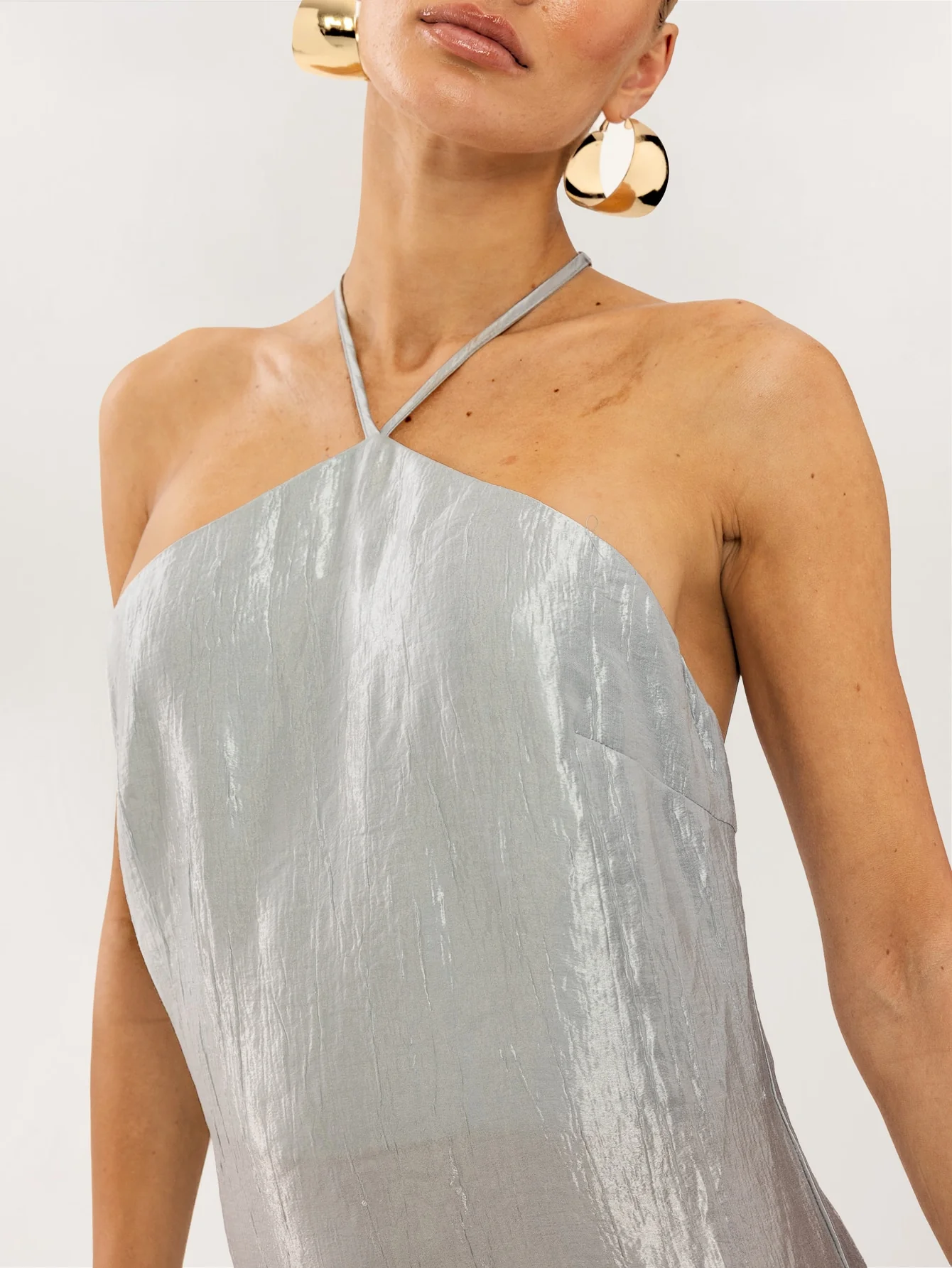 Fiorella Dress in Silver - Image 5