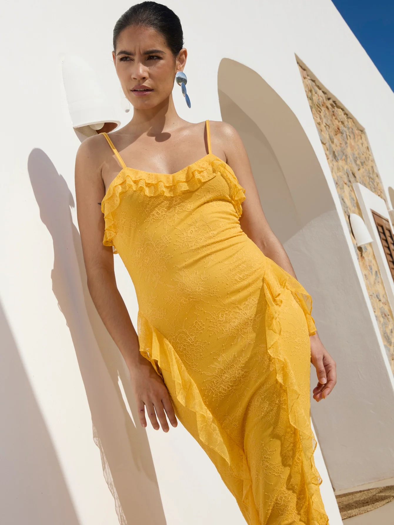 Pomina Dress in Saffron - Image 5