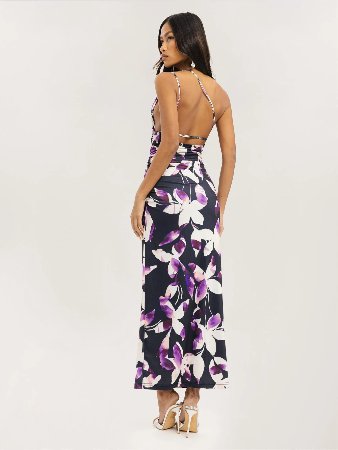 Mirsa Dress in Purple Orchid - Image 5