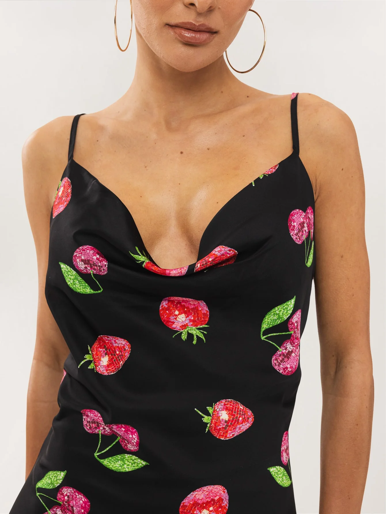 Cloelia Dress in Disco Cherry - Image 5