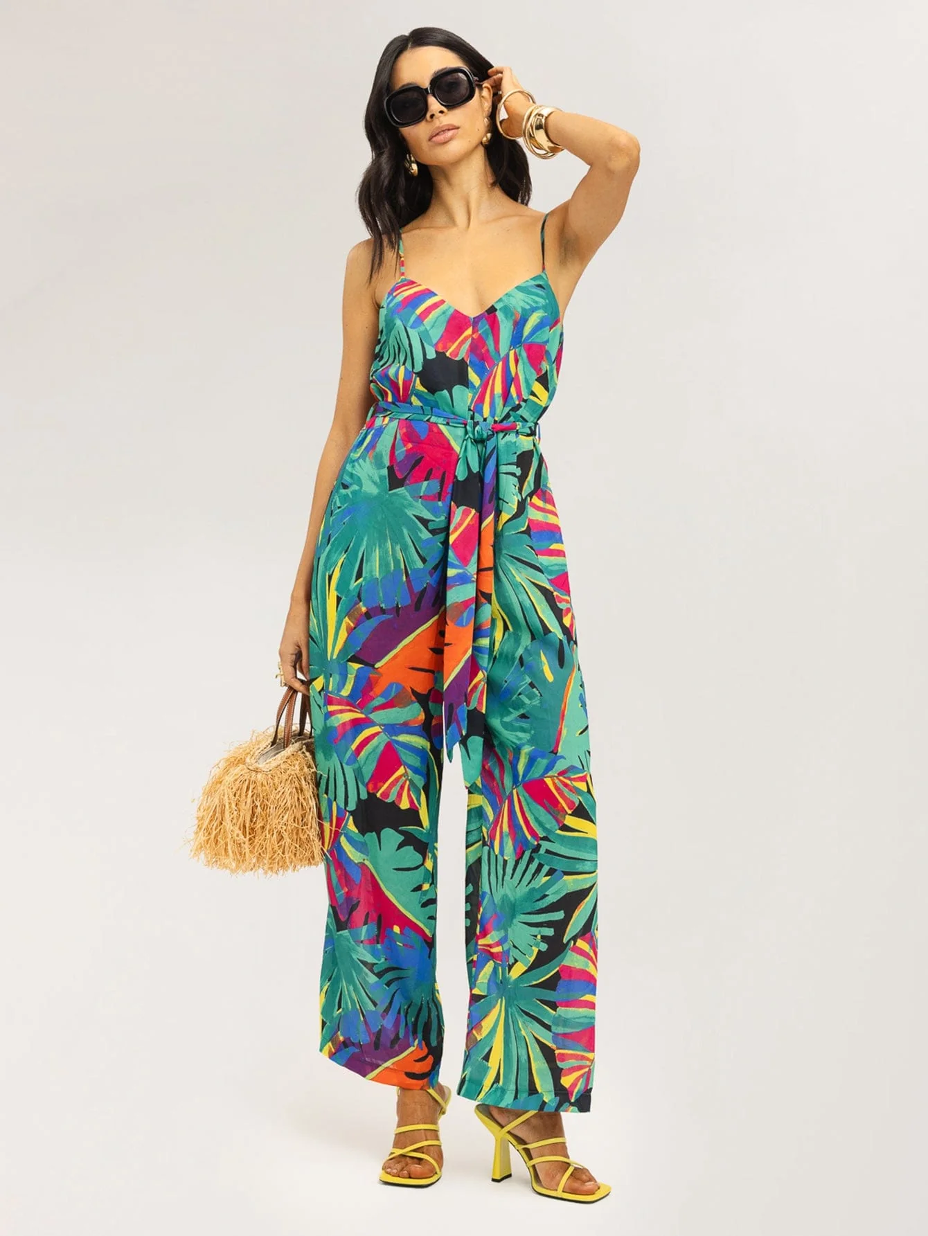 Claudia Jumpsuit in Retro Tropic - Image 3