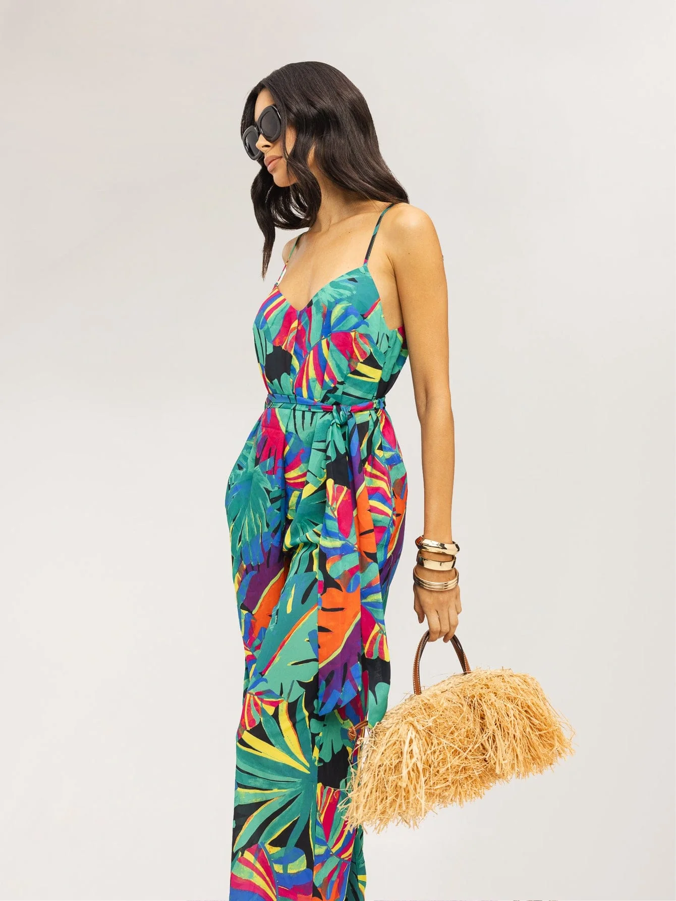 Claudia Jumpsuit in Retro Tropic - Image 4