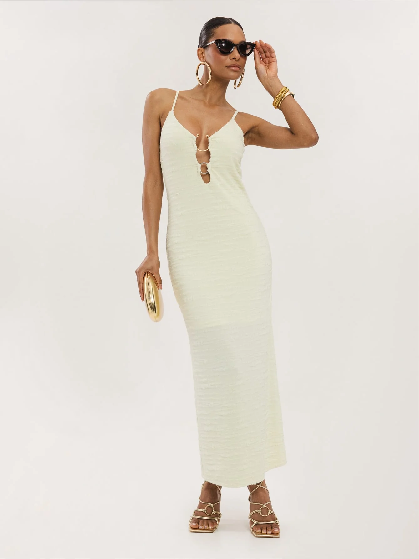 Benita Dress in Cream