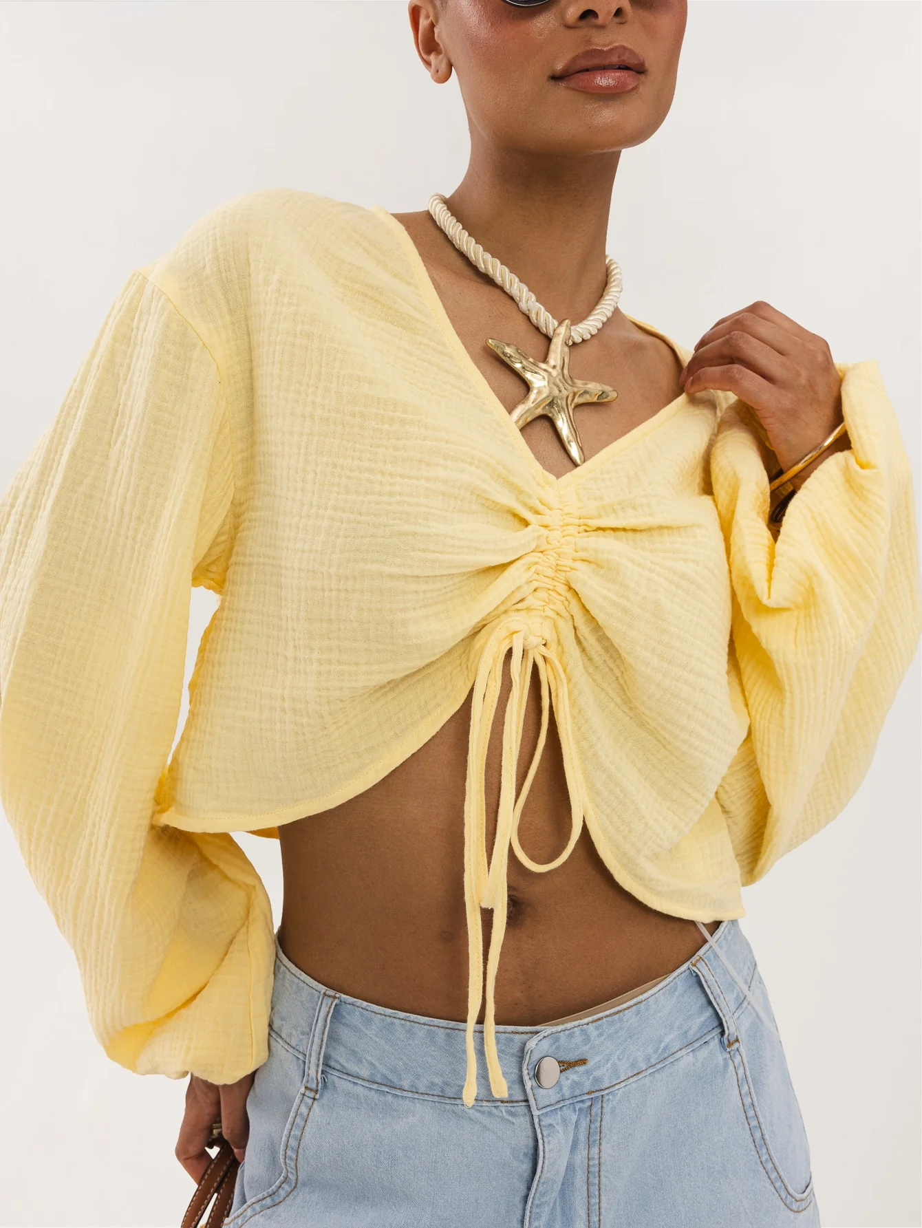 Ariadne Top in Buttercream