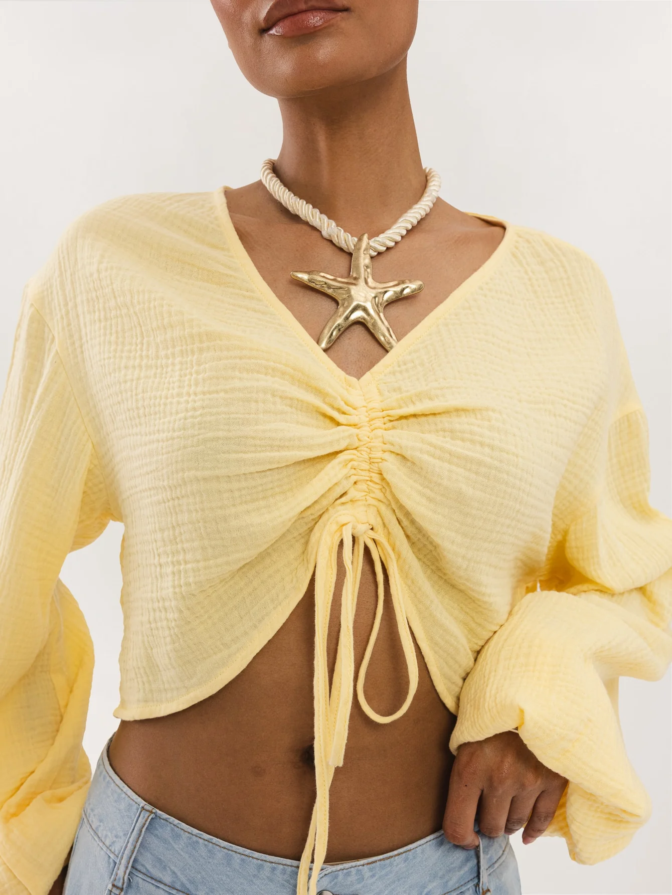 Ariadne Top in Buttercream - Image 3