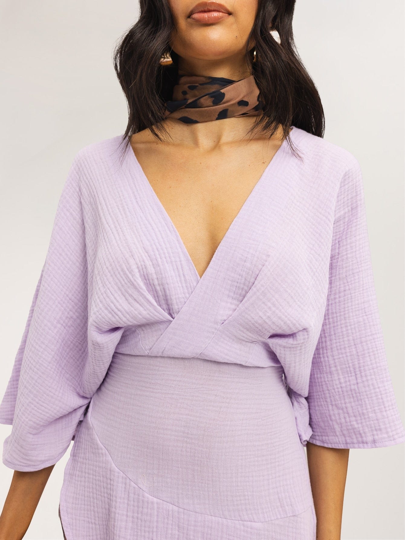 Granita Mini Dress in Lilac - Image 3