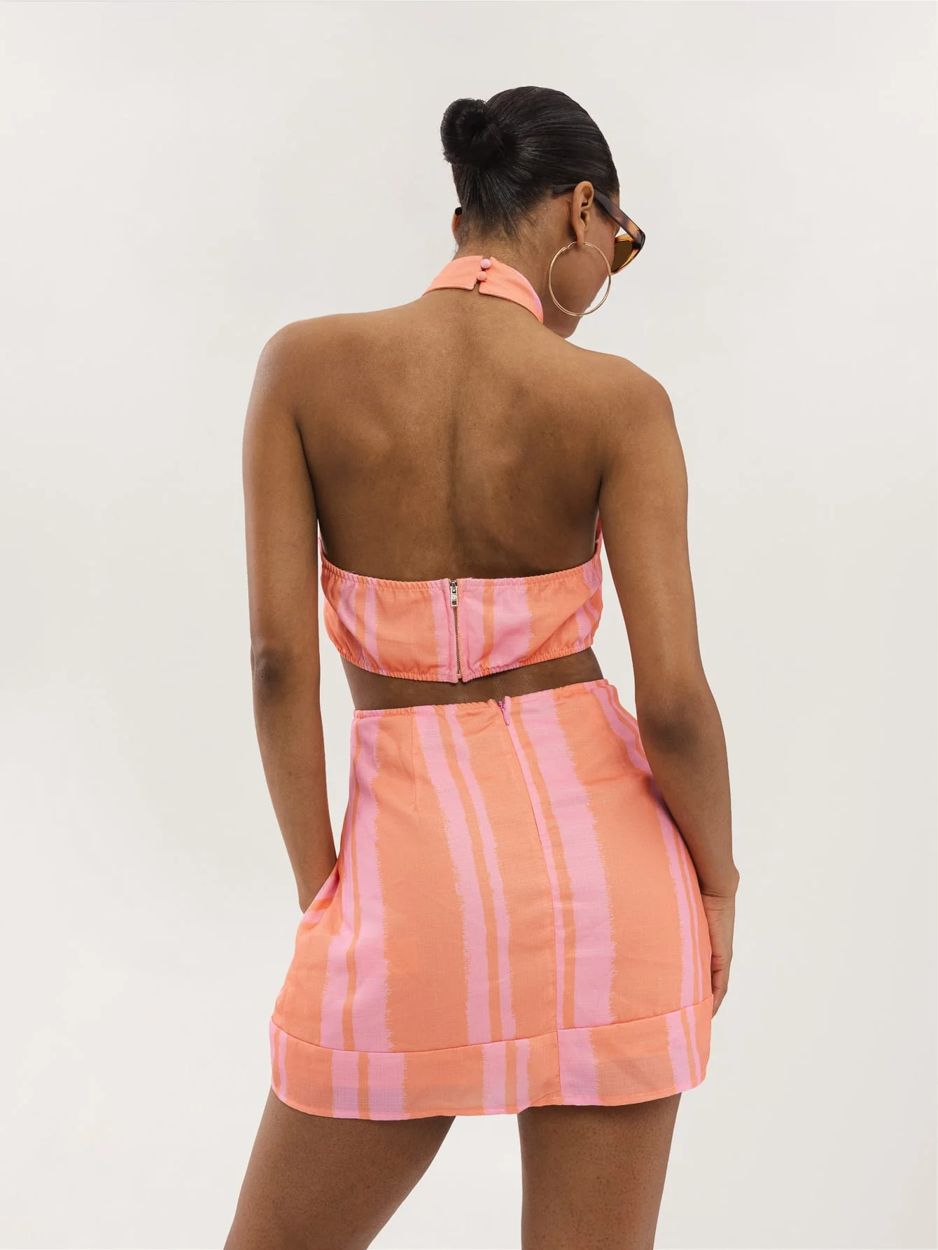 Mavena Dress in Candy Stripe - Image 2
