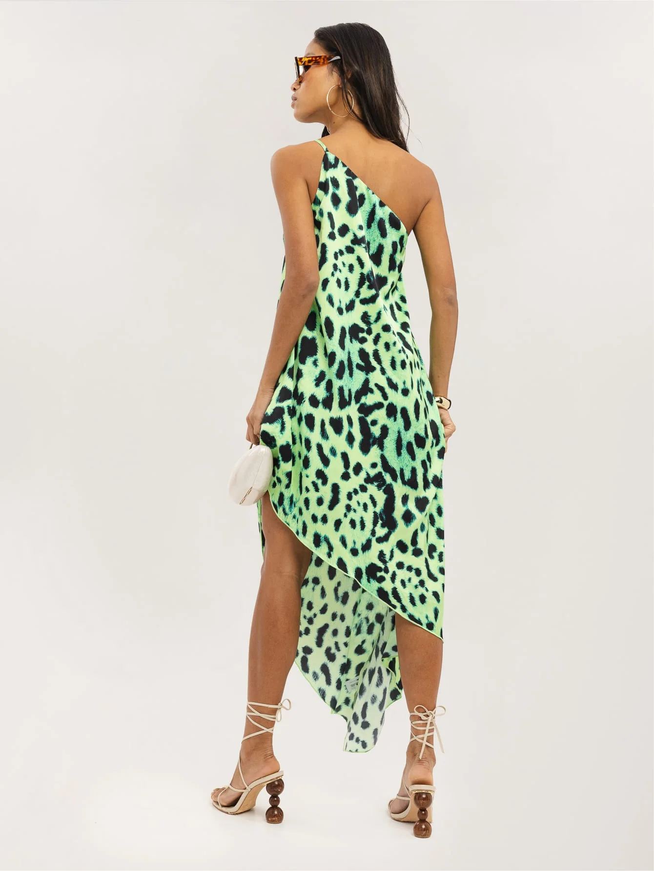 Samorra Dress in Lime Leopard - Image 2