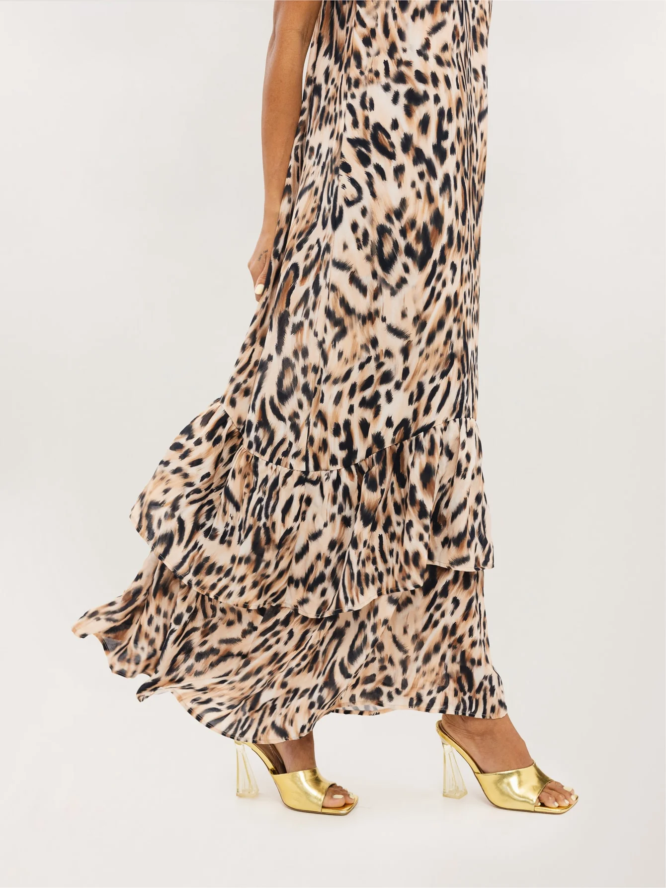 Orelia Dress in Classic Leopard - Image 5