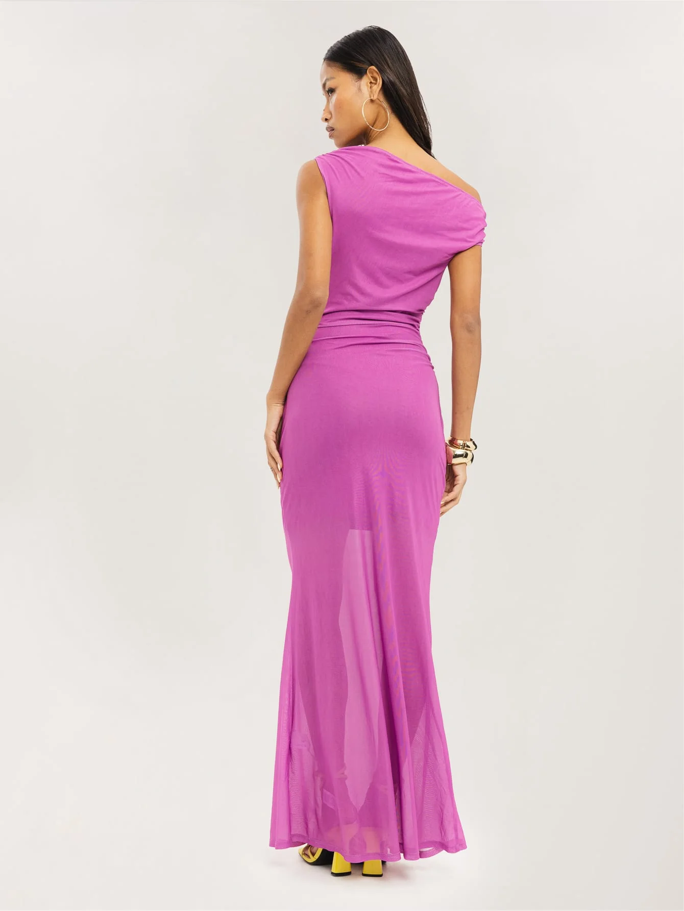 Briella Dress in Electric Fuschia - Image 2